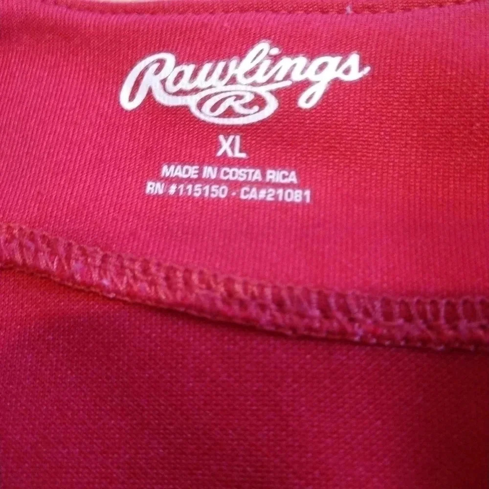 Massac County Patriots Baseball Jersey Rawlings Youth XL - Picture 6 of 7